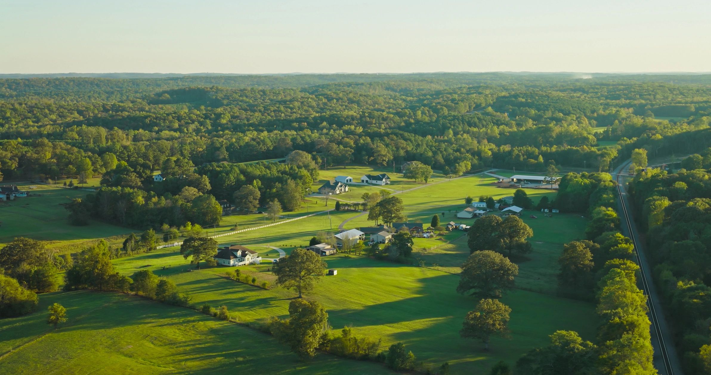 Aerial view representing land and development opportunities